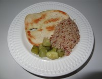 Filé de frango com arroz